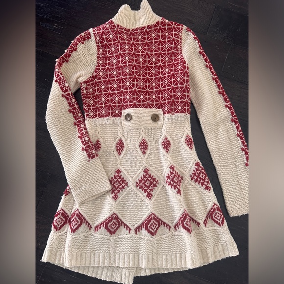 Anthropologie Rare Sparrow Lantern Mile Sweater Jacket Small - Picture 2 of 4